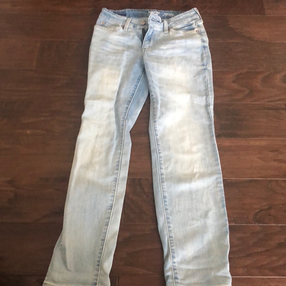 Levi Strauss Mid-Rise slim cuffed jeans